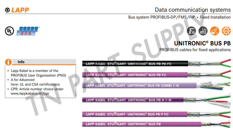 UNITRONIC® BUS PB FC